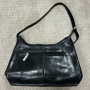 HOBO Black Leather Shoulder Bag